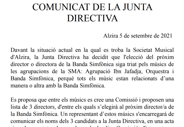 comunicat smalzira