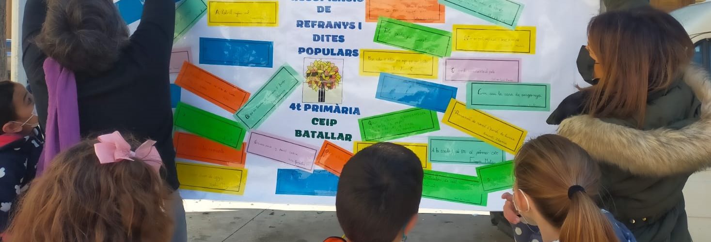 Mes de les lletres CEIP Batallar