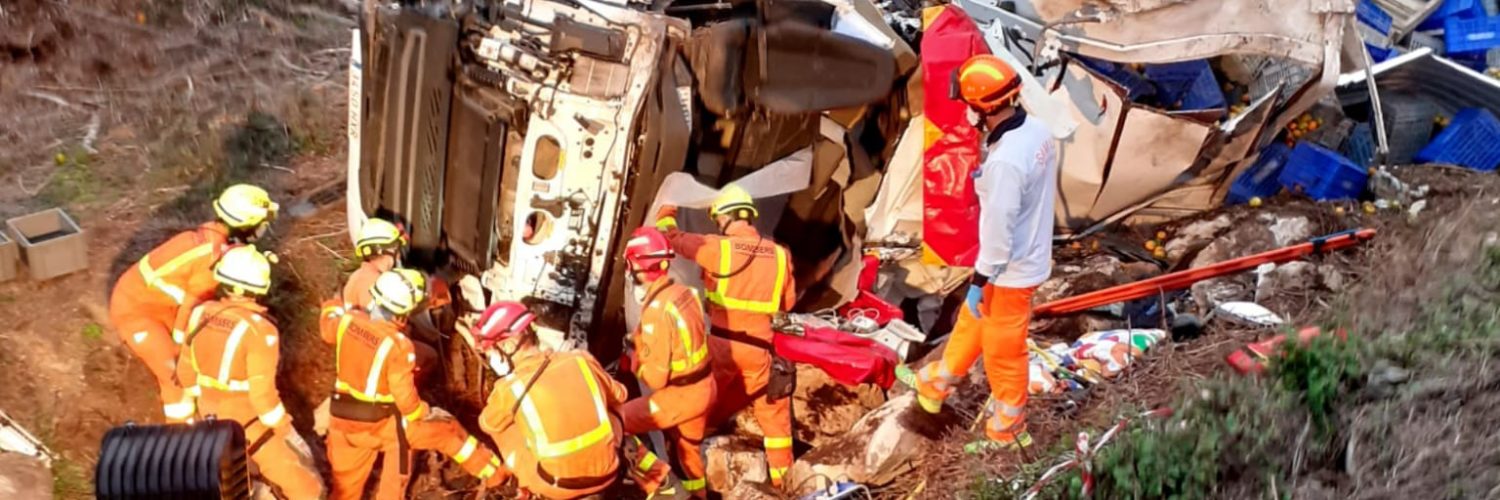 accidente camión