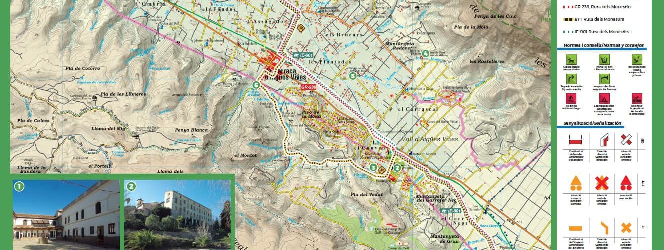 Ruta dels Monestirs per la Vall d'Aigües Vives