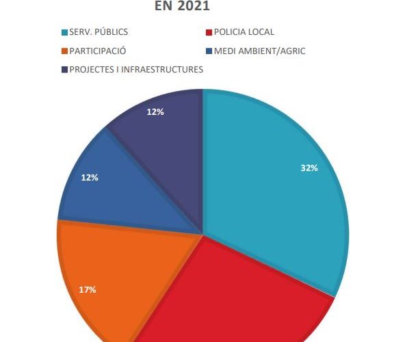 5 àrees més consultades