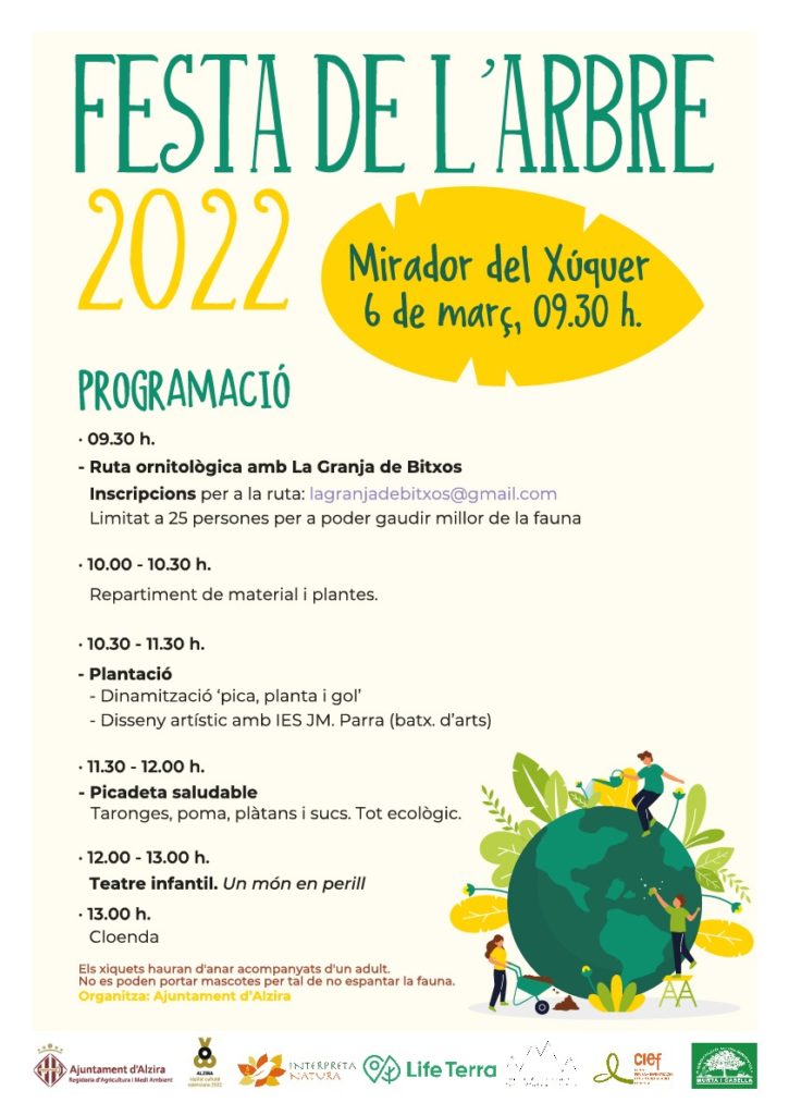 torna la Festa de l’Arbre a Alzira!