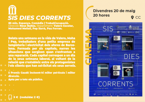 CLUB CINEMA ALZIRA: SIS DIES CORRENTS