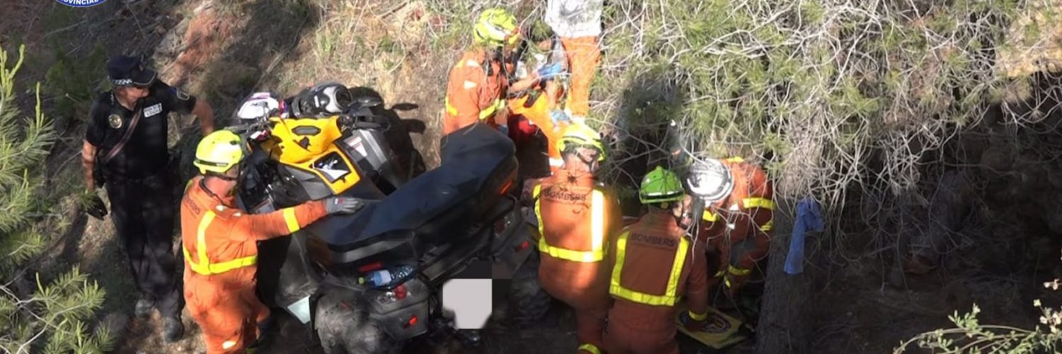 Rescaten a una parella després de patir un accident